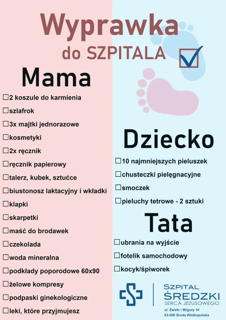 Co potrzeba do porodu? Kompletna lista rzeczy do szpitala