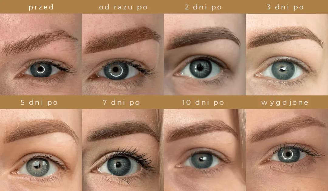 Makijaż permanentny brwi - co robić po zabiegu, aby uniknąć problemów